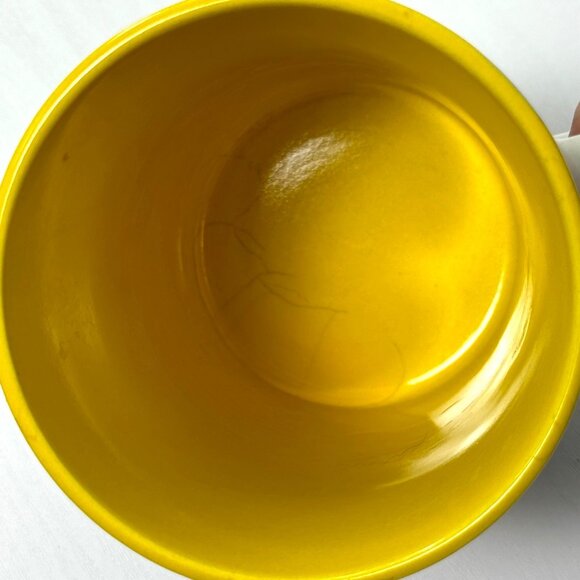 Charlie Brown Peanuts Coffee Mug 12 Oz Blue/Yellow Gibson Overseas Ceramic Cup - Picture 5 of 5